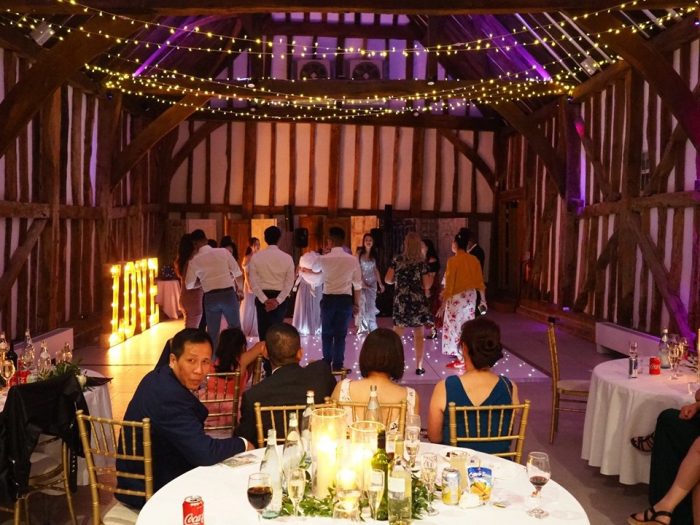 rustic style wedding dance floor hire