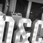 Light Up Letters and Heart Arch